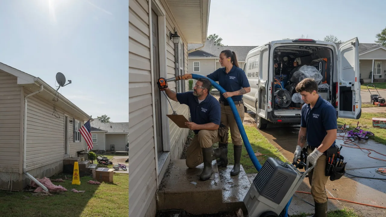 Ceiling Water Damage Restoration in Lewistown, IL near me