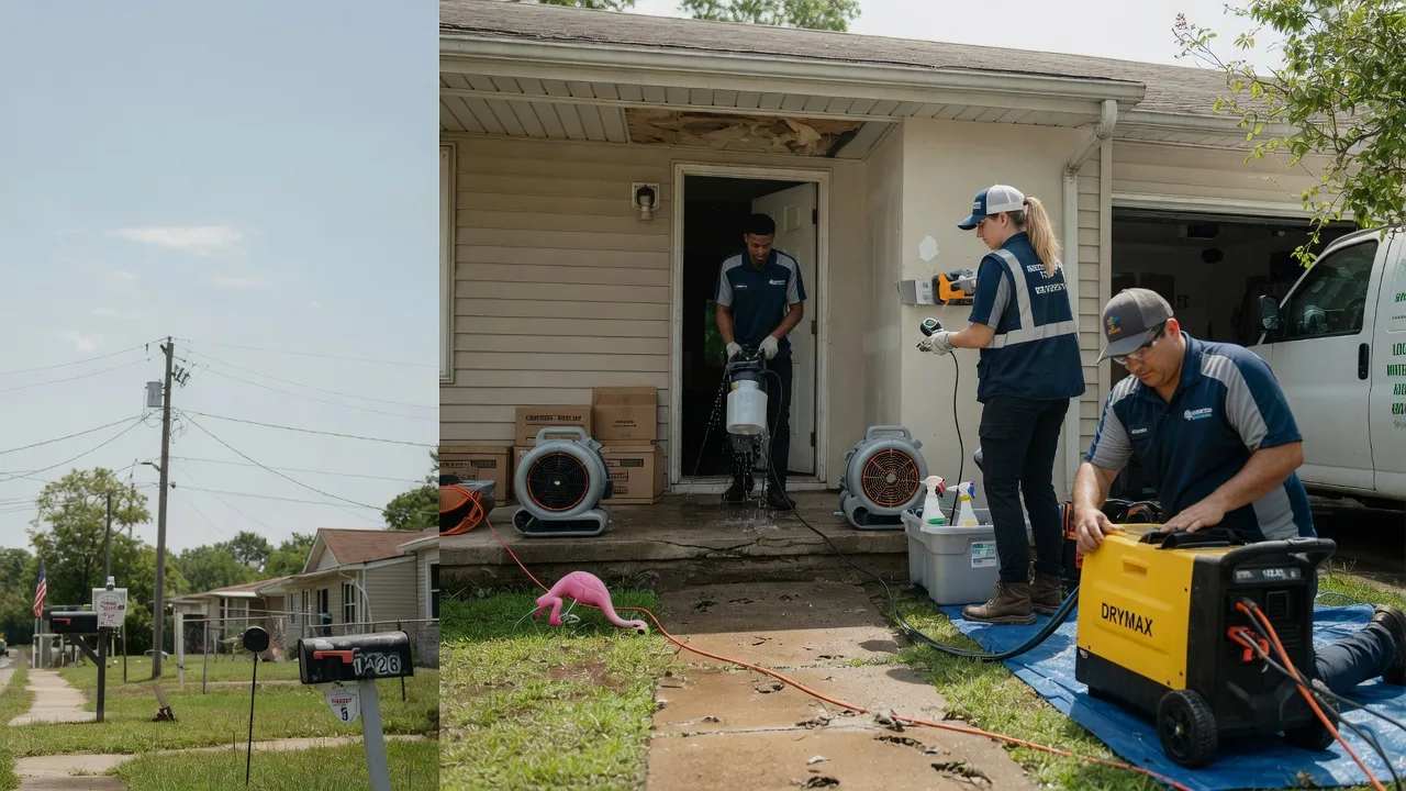 Storm Damage Water Removal in Lewistown, IL near me